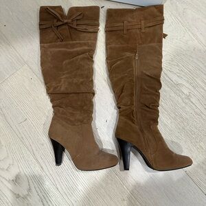 Elegant Brown Knee-High Boots
